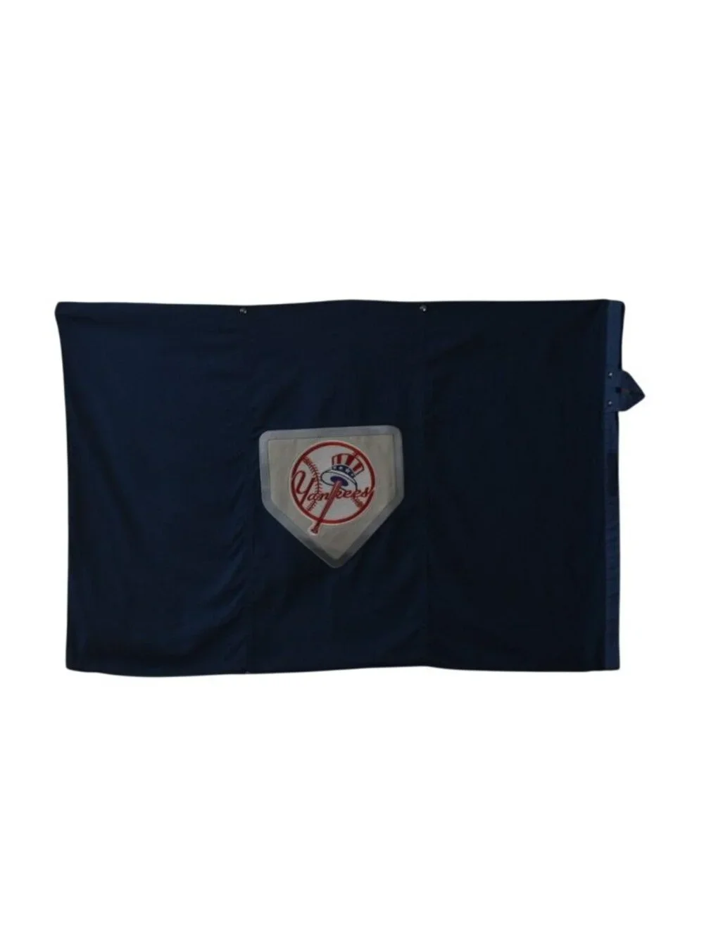 Pottery Barn Teen NY Yankees Pillowcases Shams Set 2 MLB Embroidered Blue